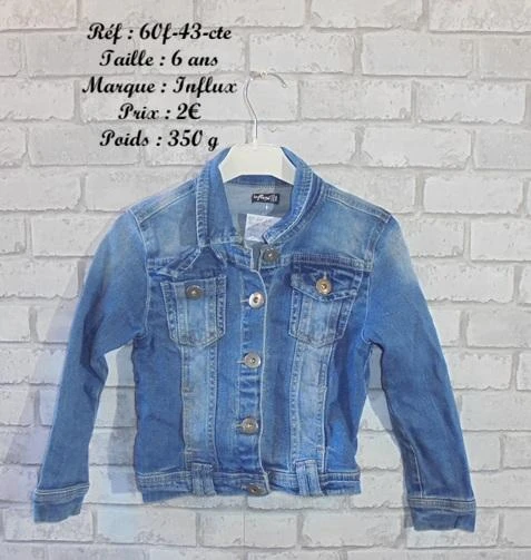 Veste 6 ans Influx (60f-43-cte)